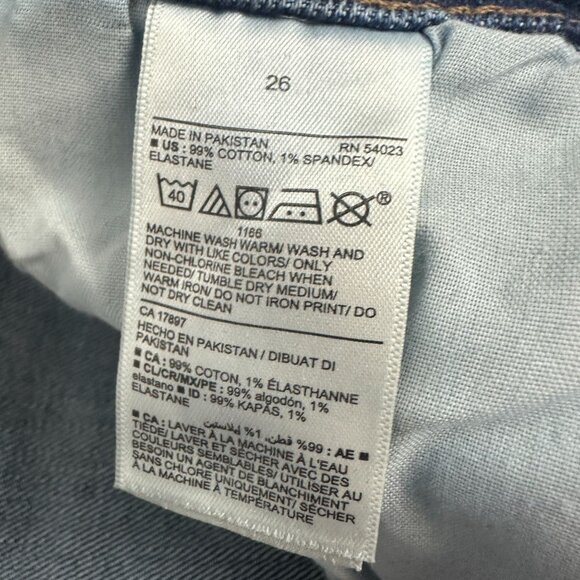 Gap Denim Legging Cargo Jeans Floral Pattern Size 16R Blue Made In Indonesia - Picture 7 of 9